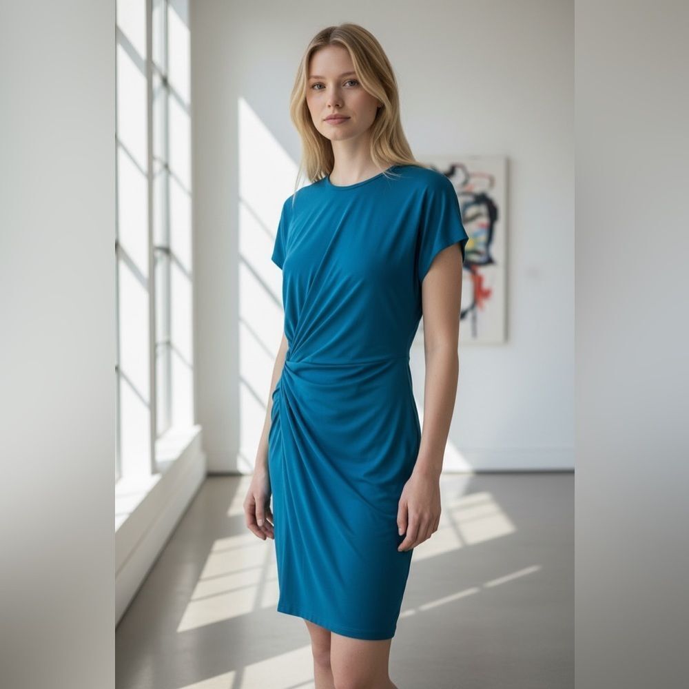 $1148 DSQUARED2 Jade side twist mini dress NWT XS